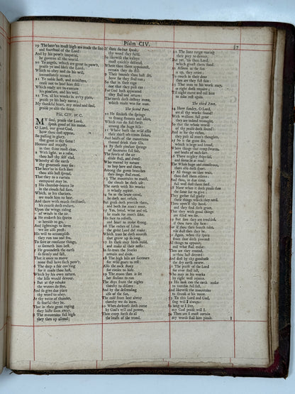 Antique King James Bible 1719-1723 John Baskett
