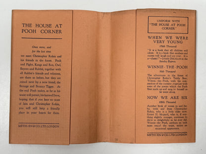 House at Pooh Corner by A.A Milne 1928 First Edition First Impression with Dust Jacket