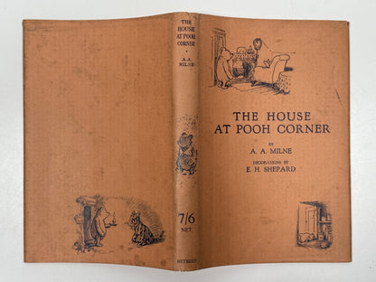 House at Pooh Corner by A.A Milne 1928 First Edition First Impression with Dust Jacket