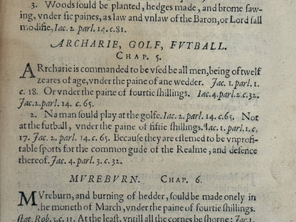 Regiam Majestatem 1609 First Edition