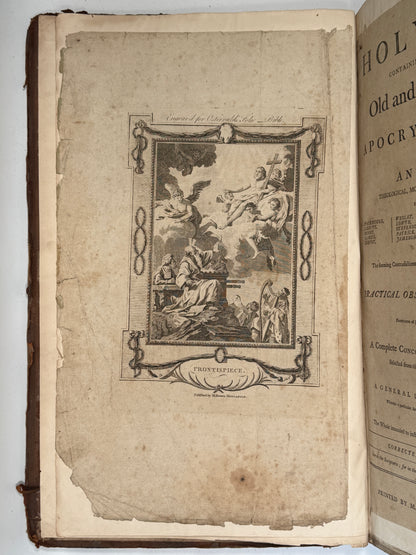 Antique King James Bible 1787 Giant Imperial Folio