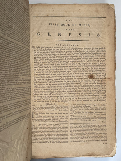 Antique King James Bible 1787 Giant Imperial Folio