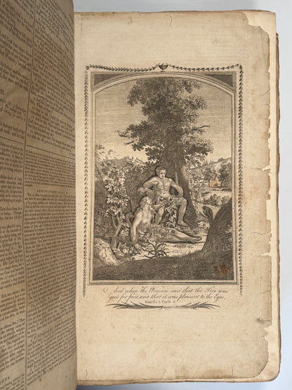 Antique King James Bible 1787 Giant Imperial Folio