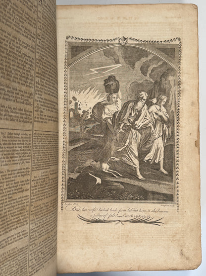 Antique King James Bible 1787 Giant Imperial Folio