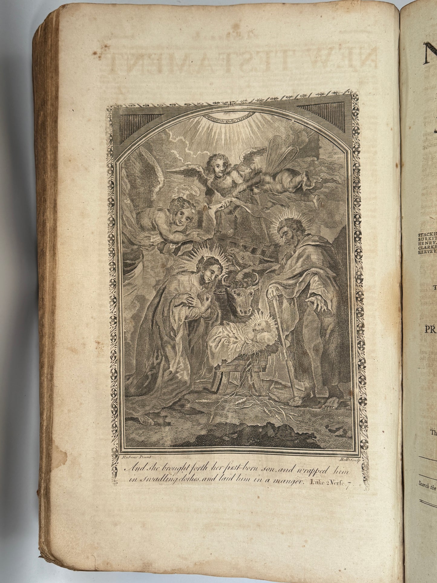 Antique King James Bible 1787 Giant Imperial Folio