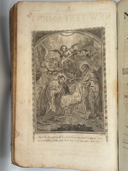 Antique King James Bible 1787 Giant Imperial Folio