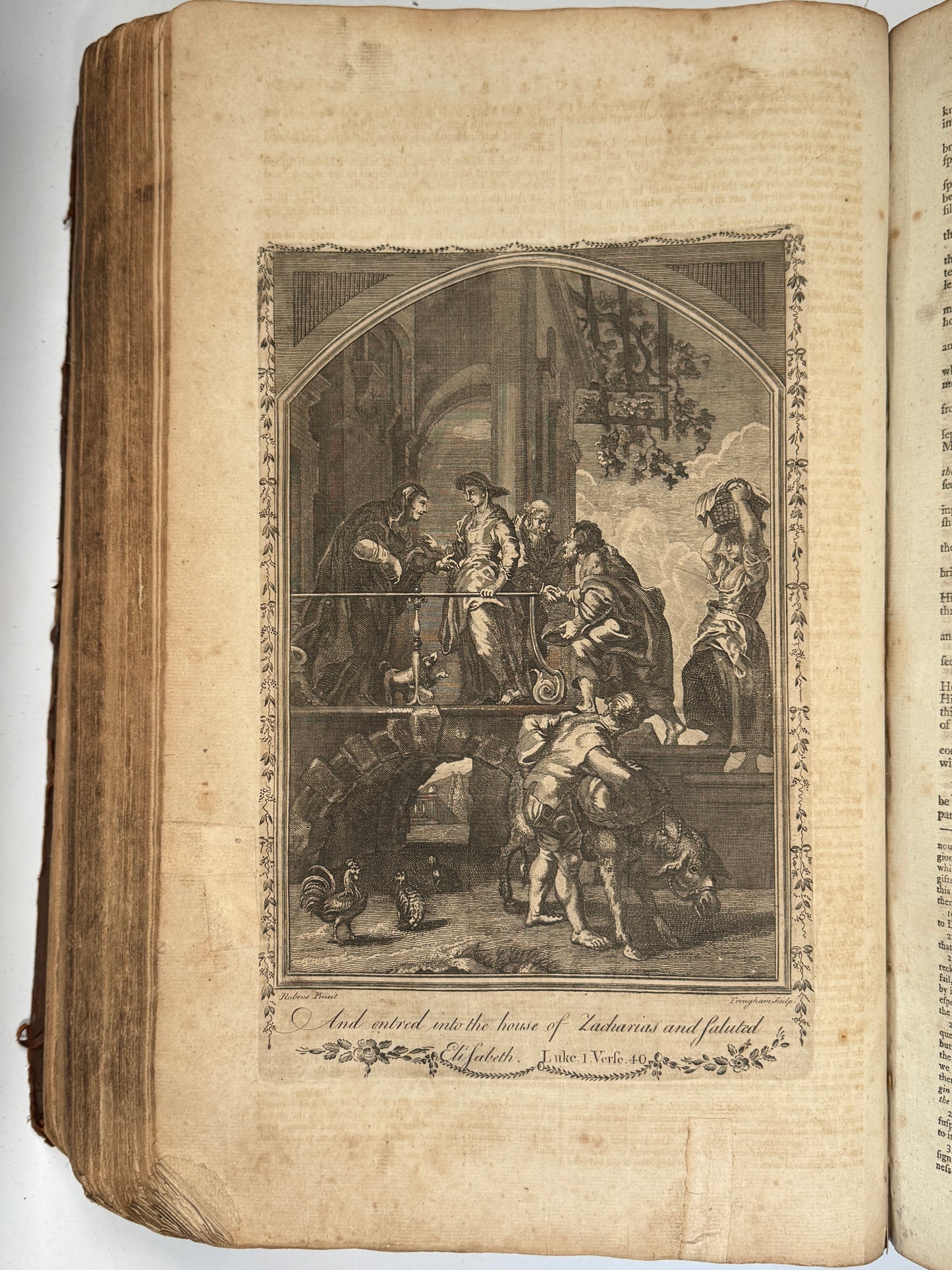 Antique King James Bible 1787 Giant Imperial Folio