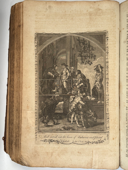 Antique King James Bible 1787 Giant Imperial Folio