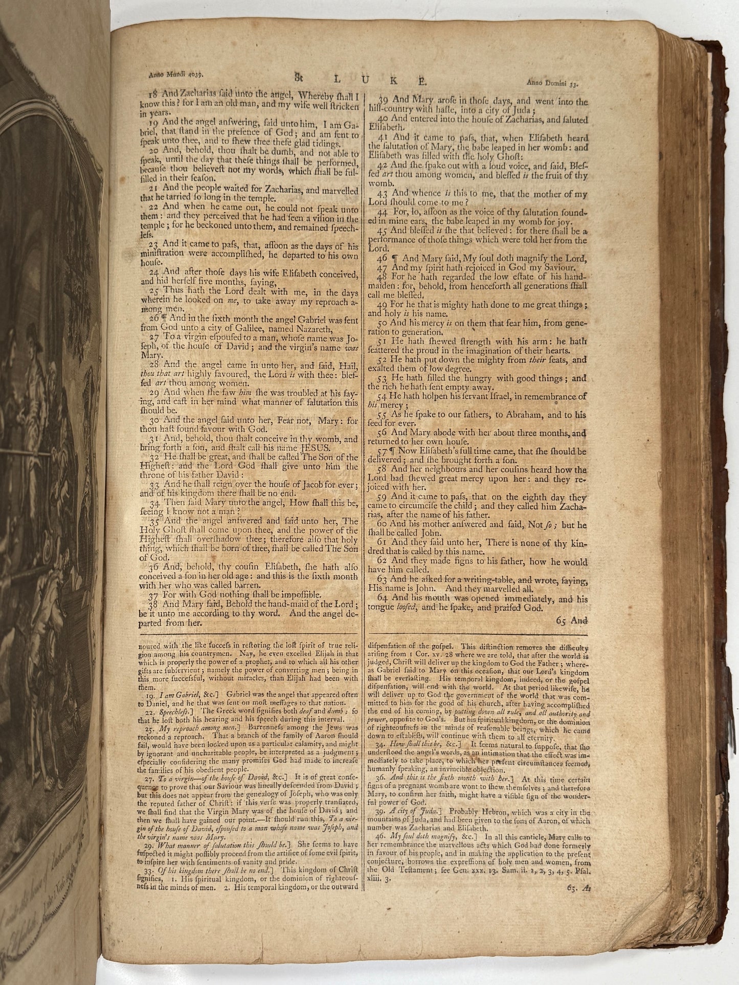 Antique King James Bible 1787 Giant Imperial Folio