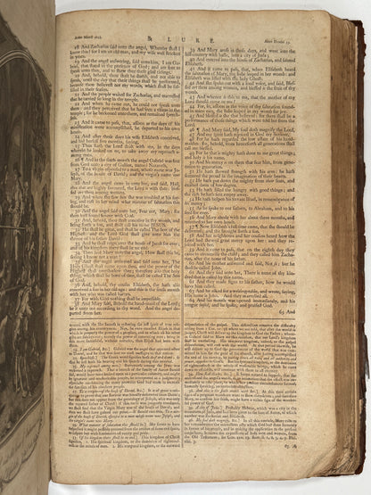 Antique King James Bible 1787 Giant Imperial Folio