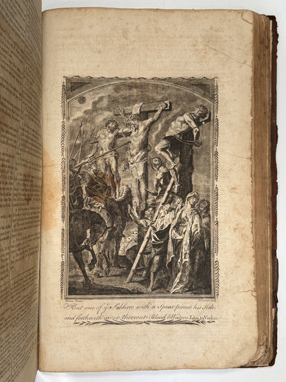 Antique King James Bible 1787 Giant Imperial Folio