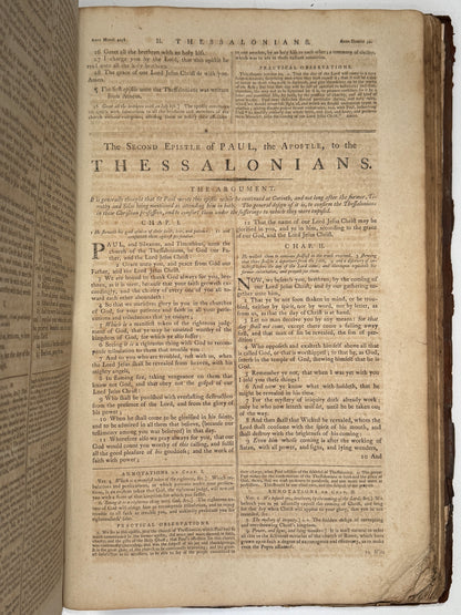 Antique King James Bible 1787 Giant Imperial Folio