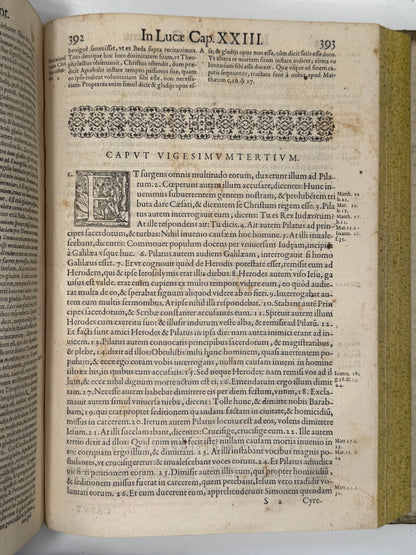 Commentary on the Gospels 1597 John Maldonatus