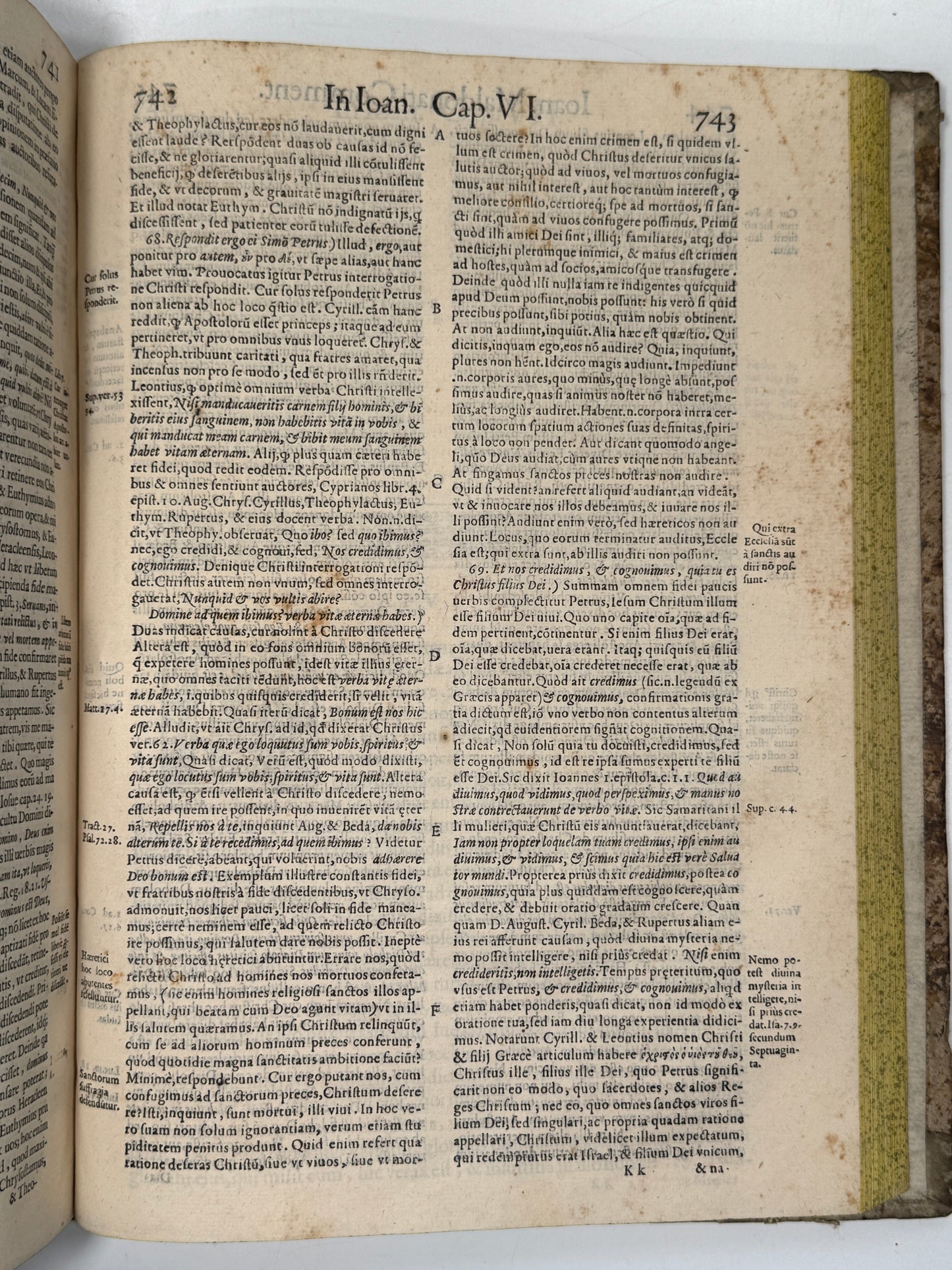 Commentary on the Gospels 1597 John Maldonatus