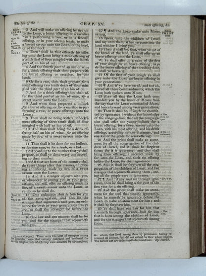 Antique King James Bible 1817 Clarendon Press