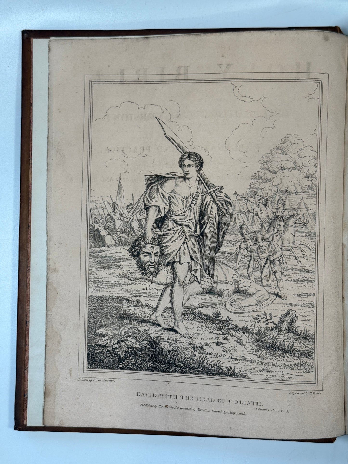 Antique King James Bible 1817 Clarendon Press