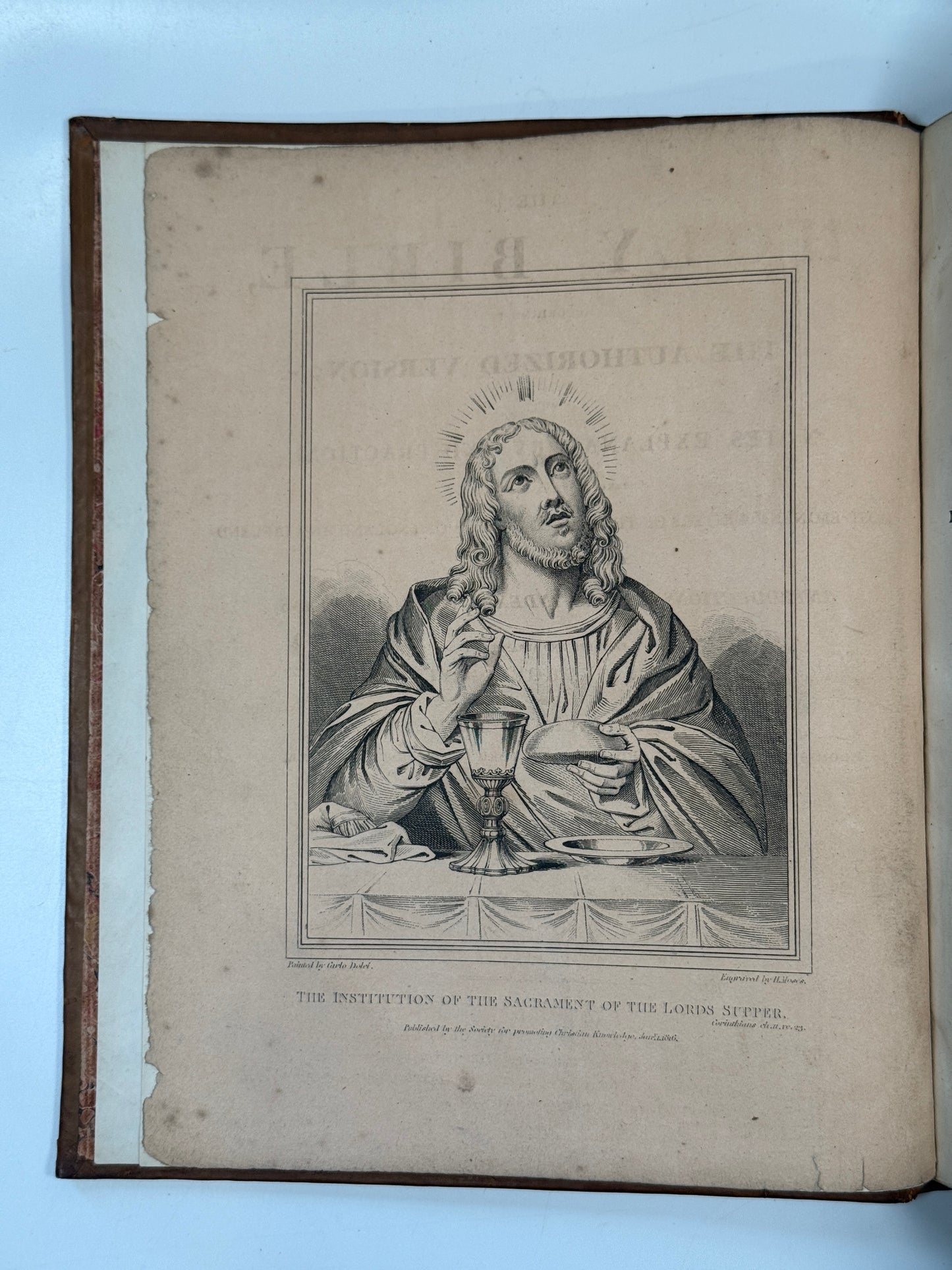 Antique King James Bible 1817 Clarendon Press