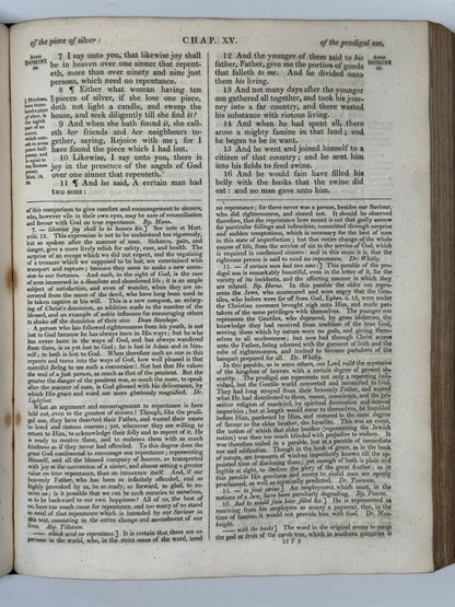 Antique King James Bible 1817 Clarendon Press