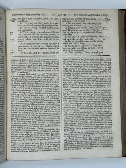 Antique King James Bible 1817 Clarendon Press