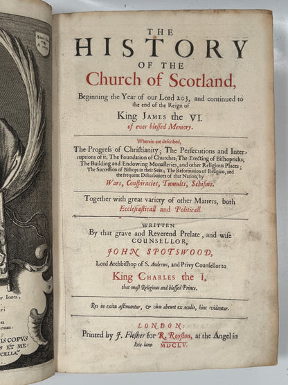 The History of the Church of Scotland 1655 John Spotswood