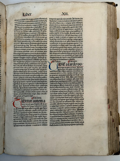Bartholomaeus Anglicus' Encyclopaedia 1483 INCUNABLE Binding, Koberger