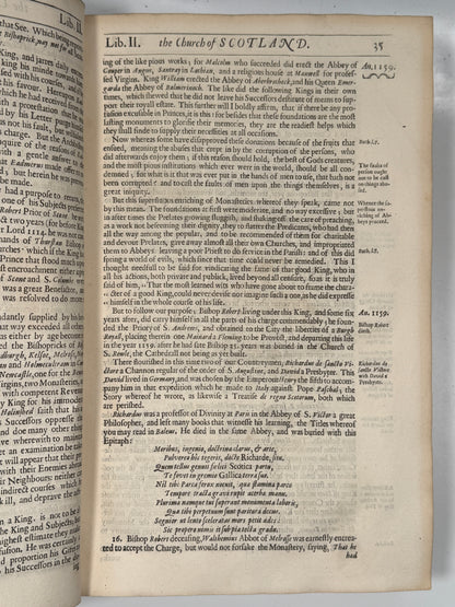 The History of the Church of Scotland 1655 John Spotswood