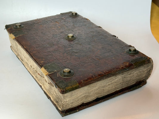 Bartholomaeus Anglicus' Encyclopaedia 1483 INCUNABLE Binding, Koberger