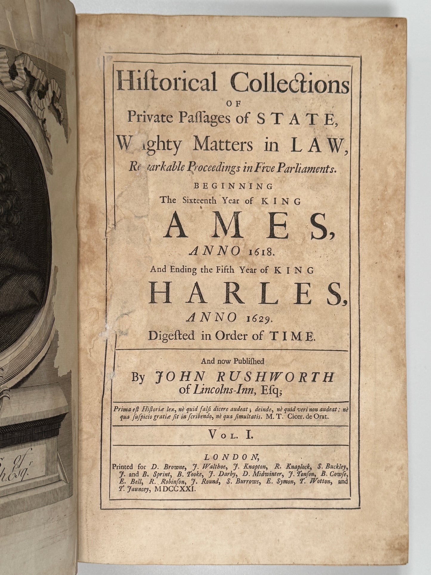 John Rushworth's Historical Collections 1721