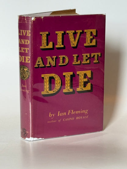 Live and Let Die by Ian Fleming 1954 First Edition First Impression in the Dust Jacket