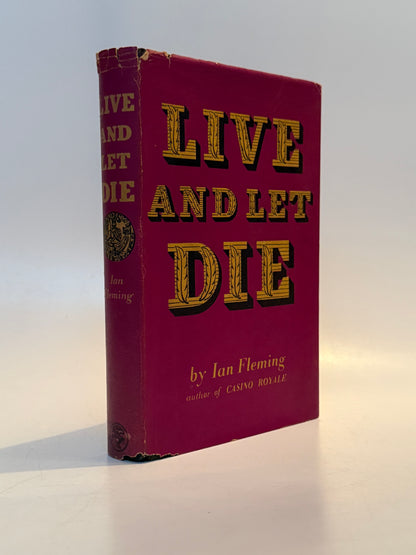 Live and Let Die by Ian Fleming 1954 First Edition First Impression in the Dust Jacket