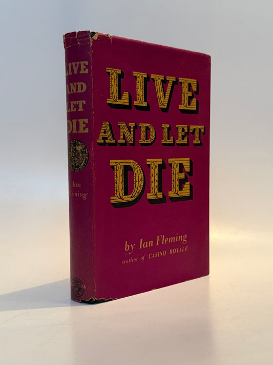 Live and Let Die by Ian Fleming 1954 First Edition First Impression in the Dust Jacket