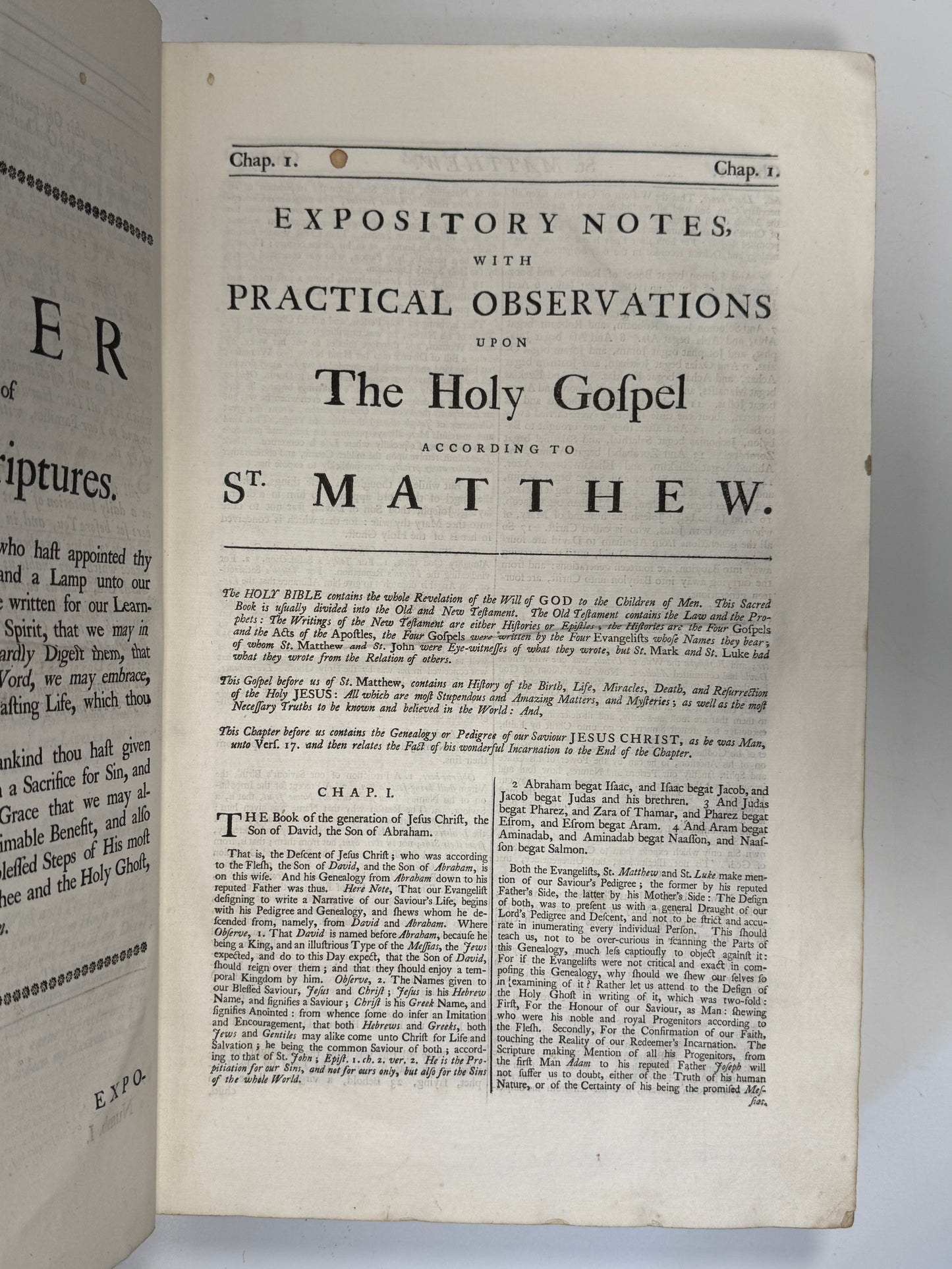 Observations on the New Testament c.1720 William Burkitt