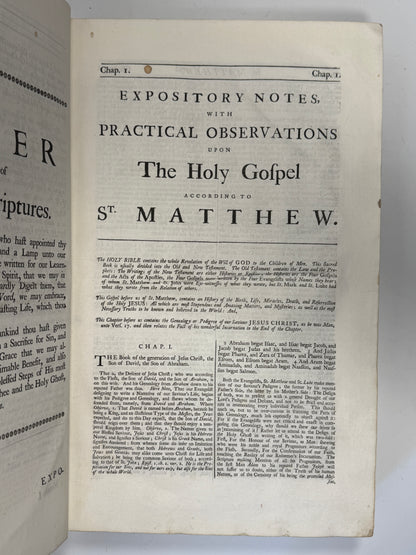 Observations on the New Testament c.1720 William Burkitt