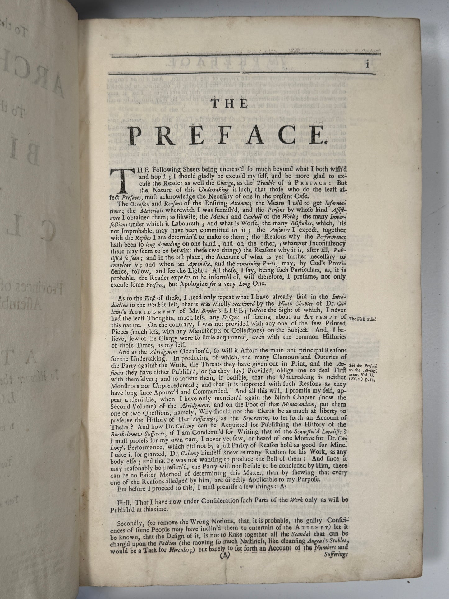 The Suffering of the Clergy of the Church of England 1714