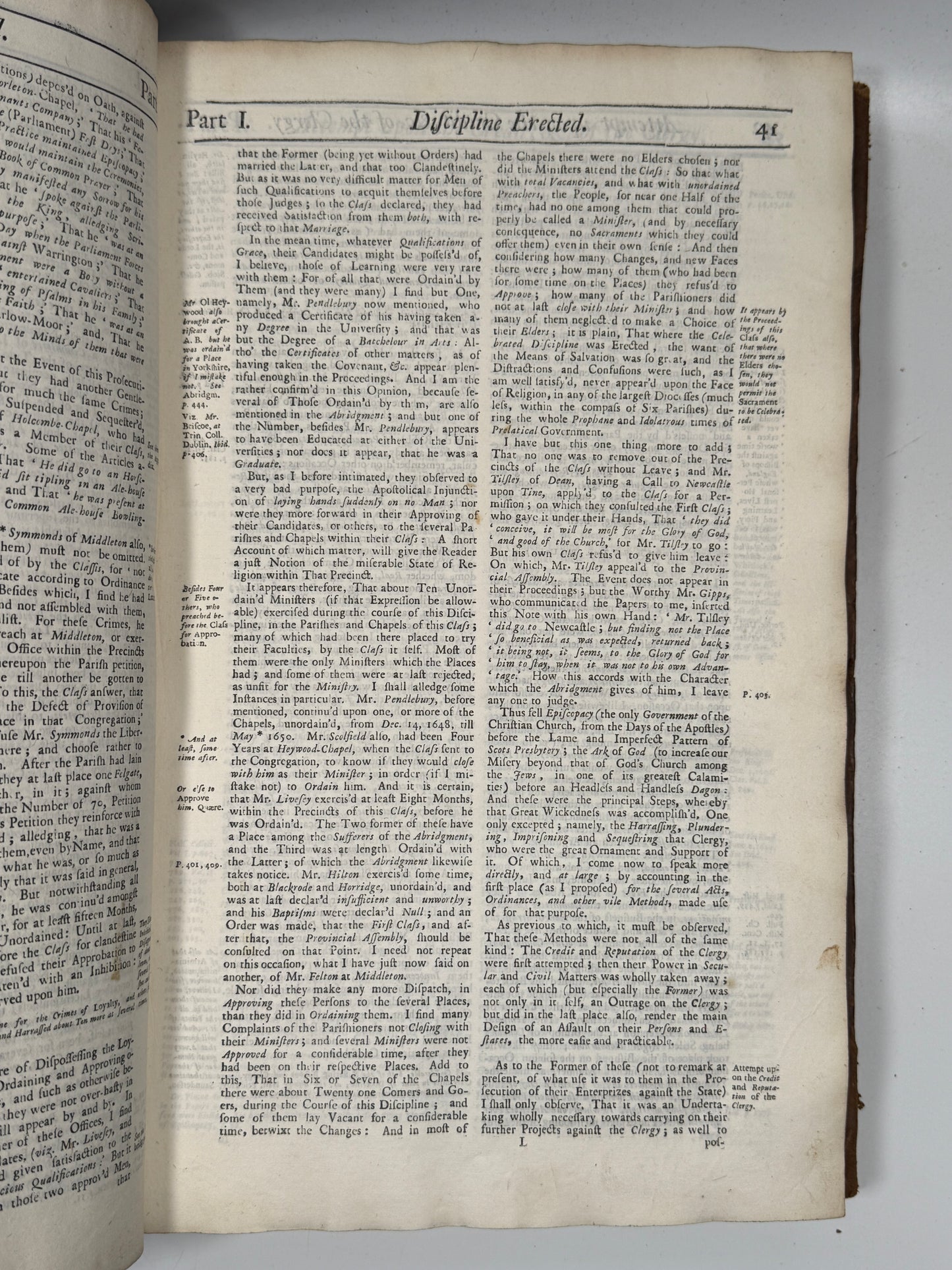 The Suffering of the Clergy of the Church of England 1714