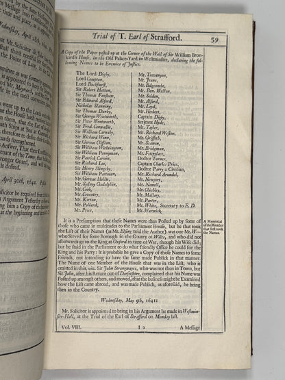 John Rushworth's Historical Collections 1721