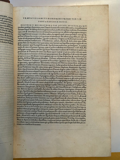 Antique Bible 1528 Estienne First Edition, Vulgate, Hand-Coloured
