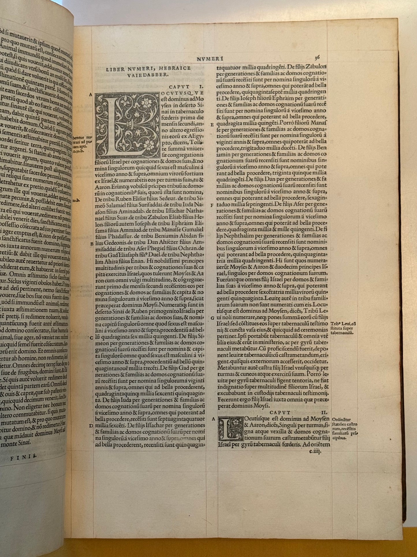 Antique Bible 1528 Estienne First Edition, Vulgate, Hand-Coloured