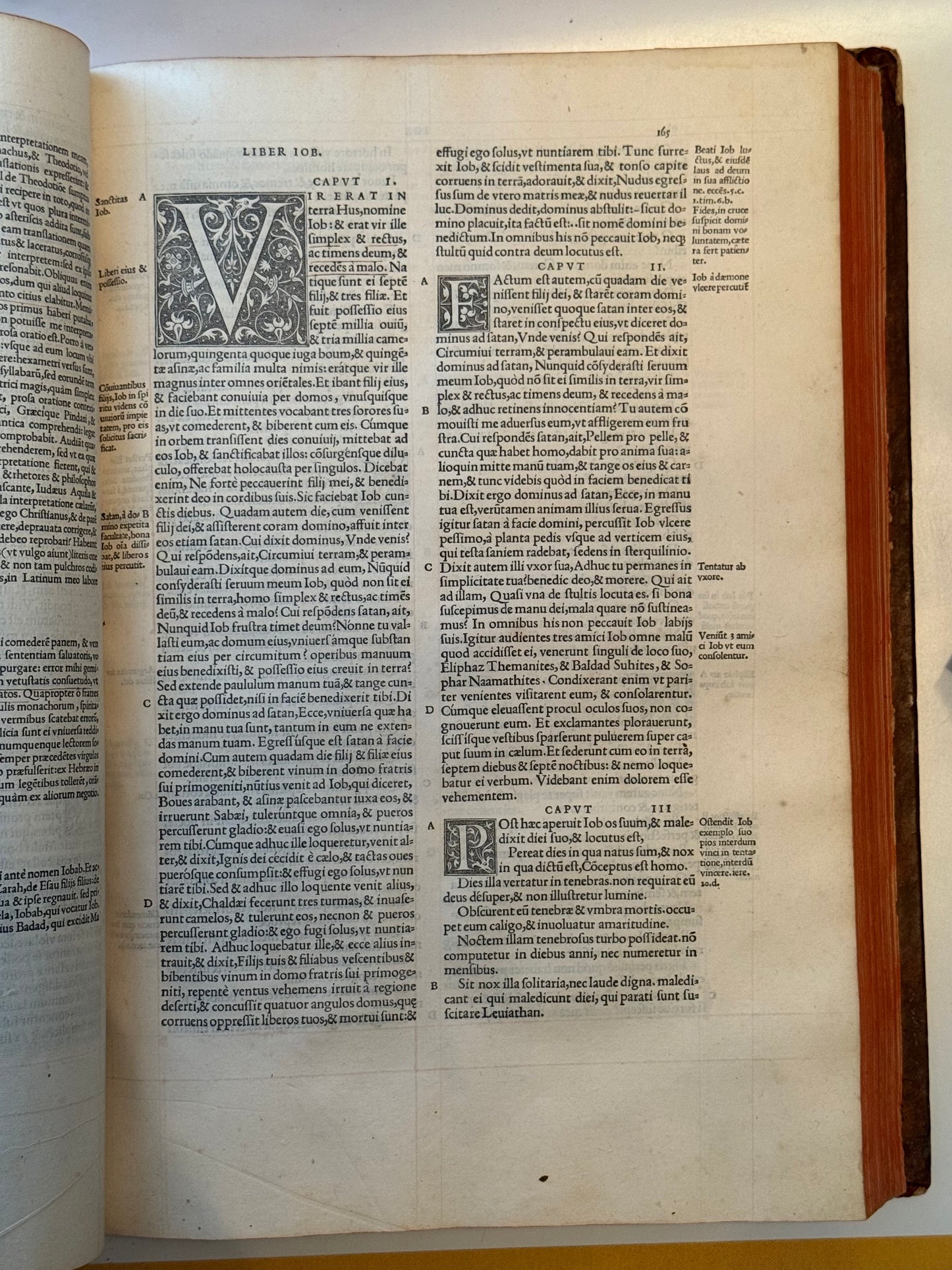 Antique Bible 1528 Estienne First Edition, Vulgate, Hand-Coloured