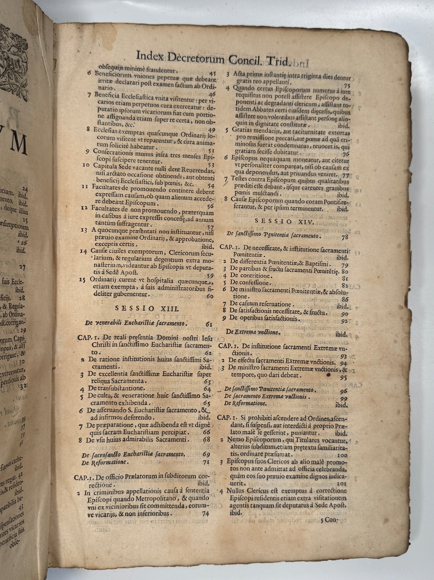 Catholic Theology, Council of Trent by Augustinus Barbosa 1643