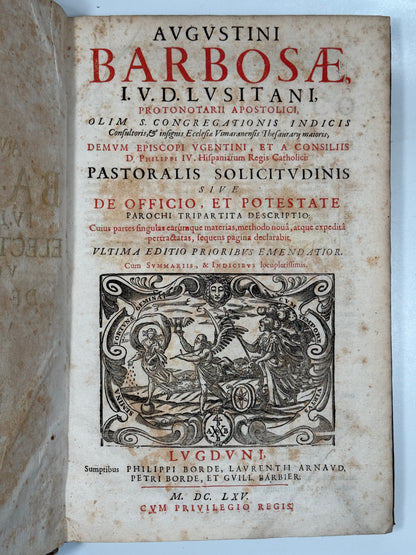 Pastoral Care by Augustinus Barbosa 1665