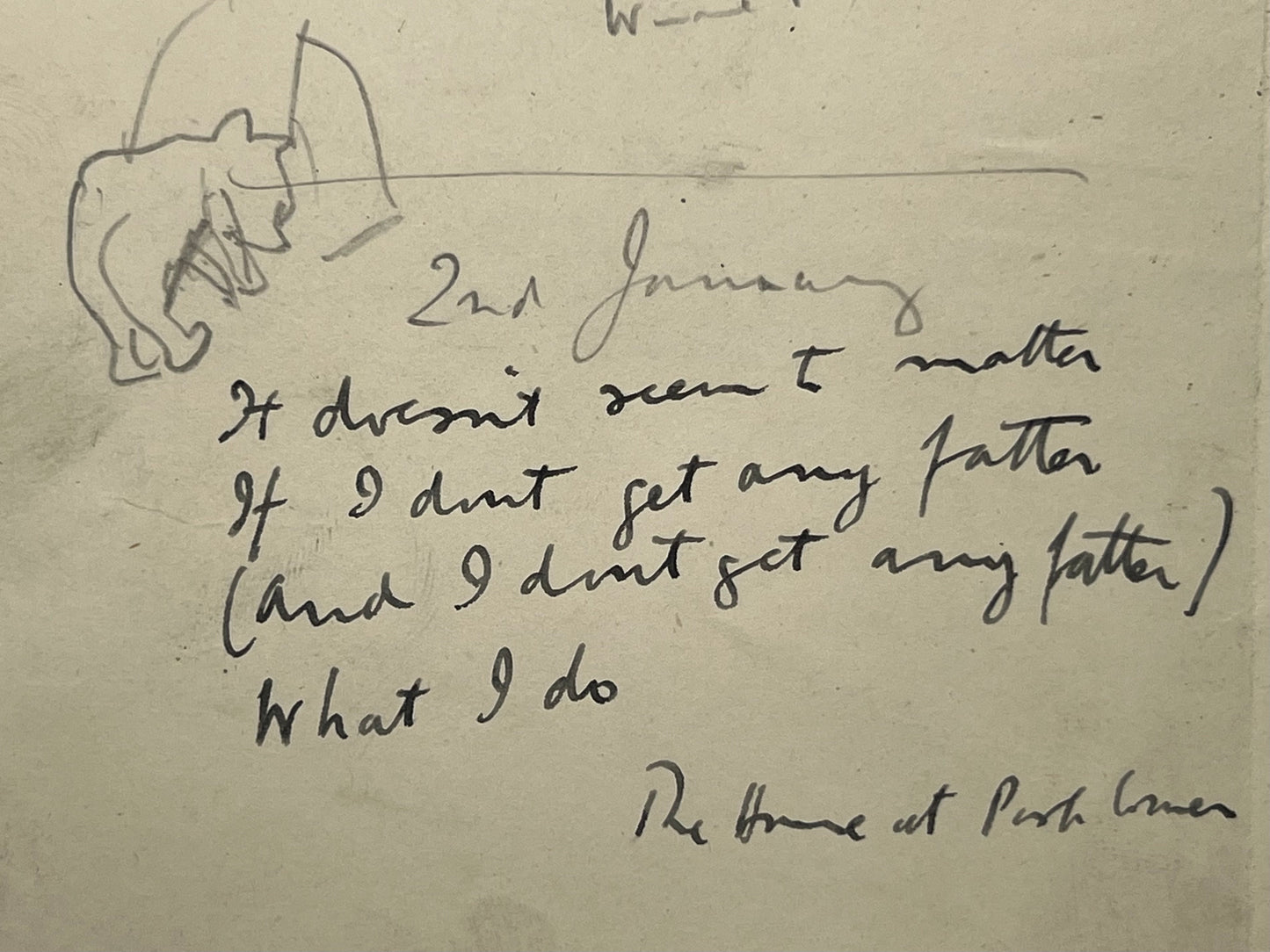 The Christopher Robin Birthday Book A.A. Milne's Pre-Proof Autograph Manuscript