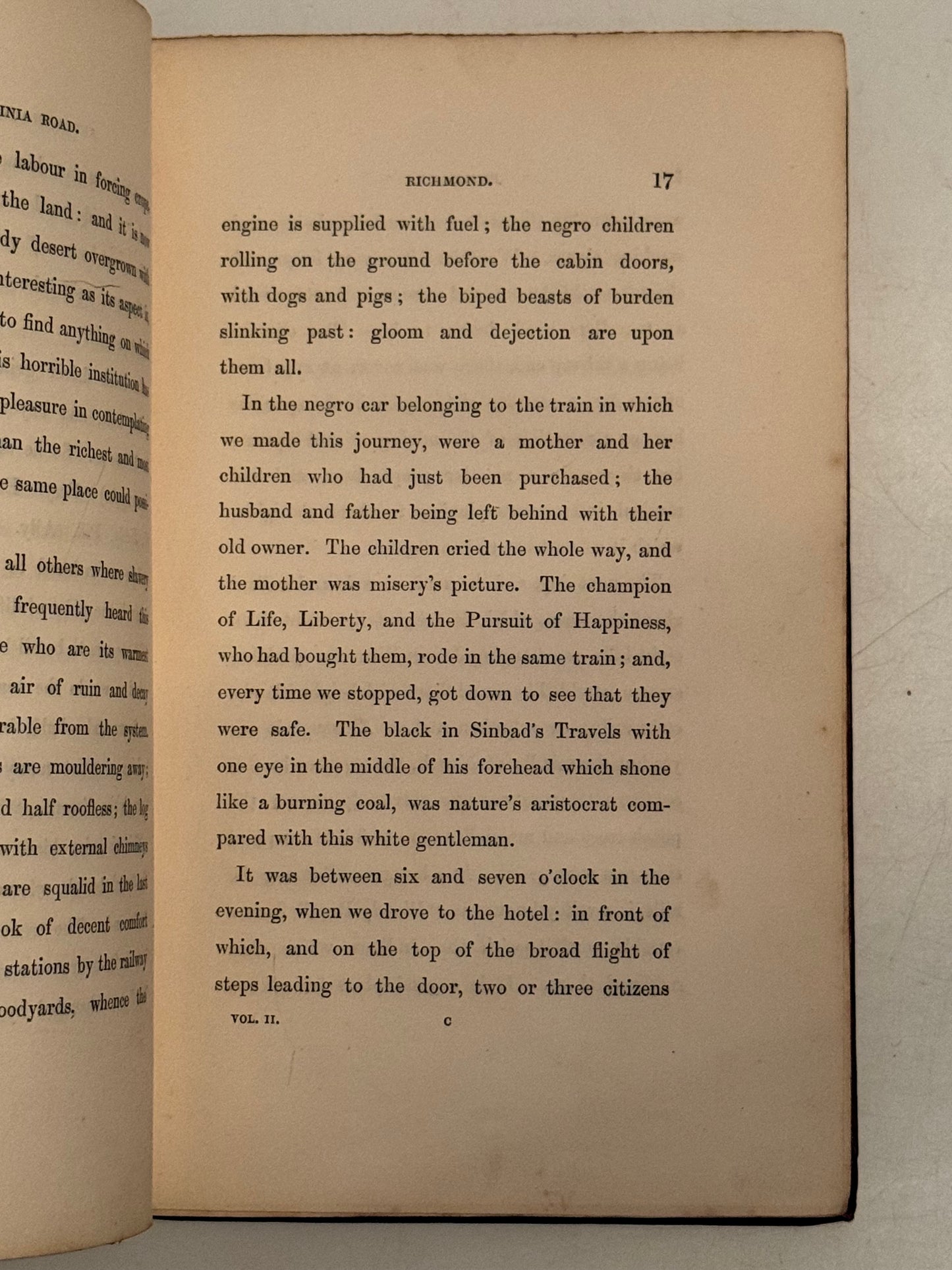 American Notes by Charles Dickens 1842 Original Cloth, Third Edition