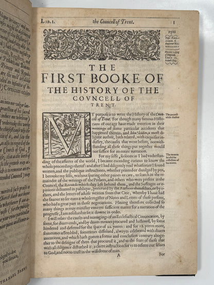 The Historie of the Councel of Trent 1620