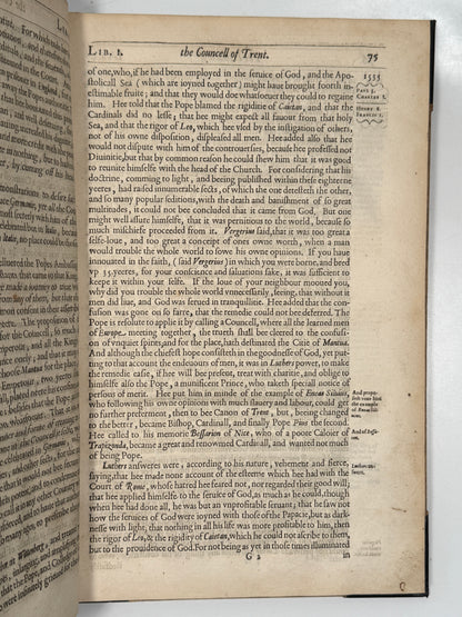 The Historie of the Councel of Trent 1620
