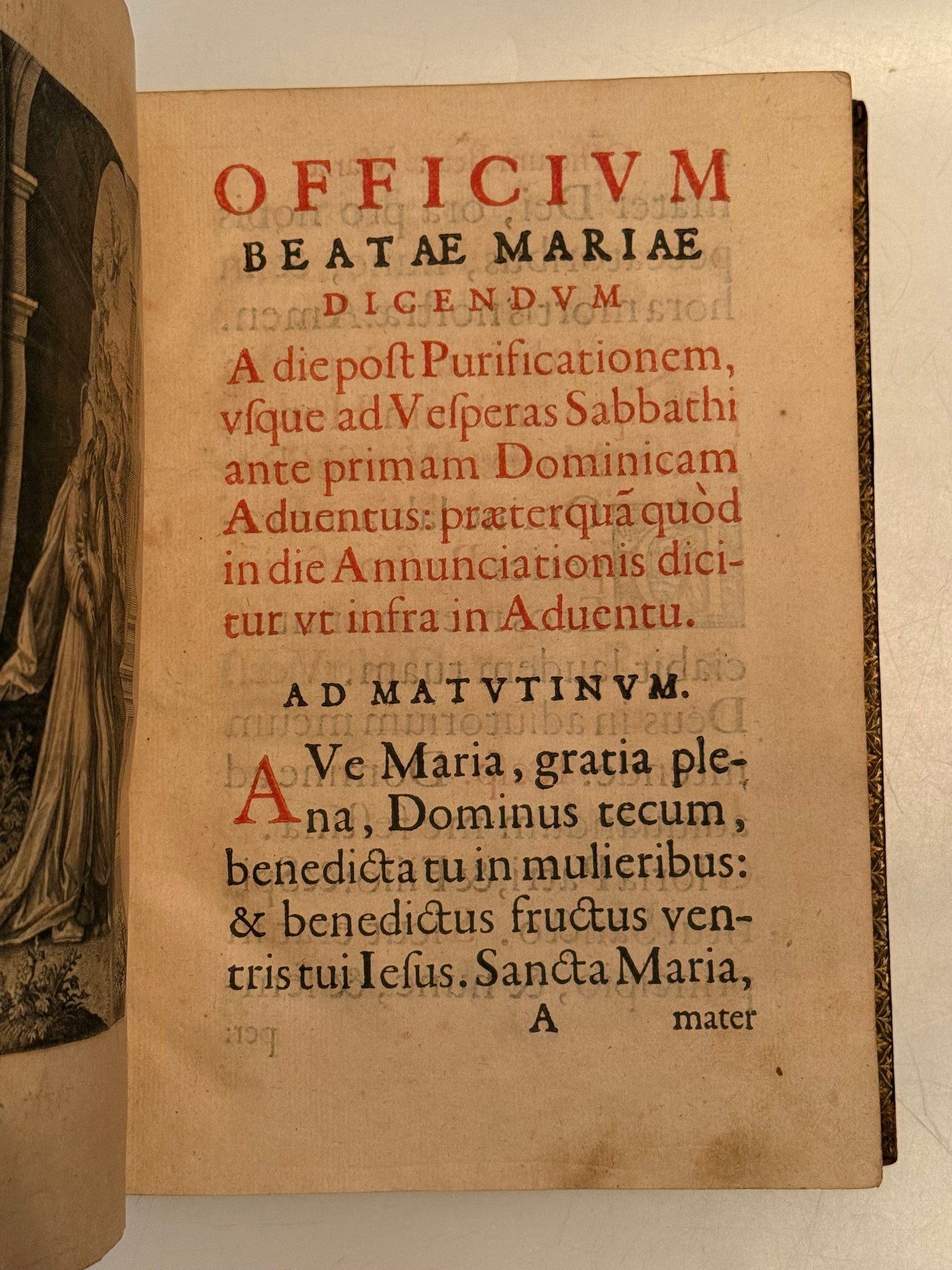 Royal Plantin Book of Hours 1600 First Edition in an English Binding