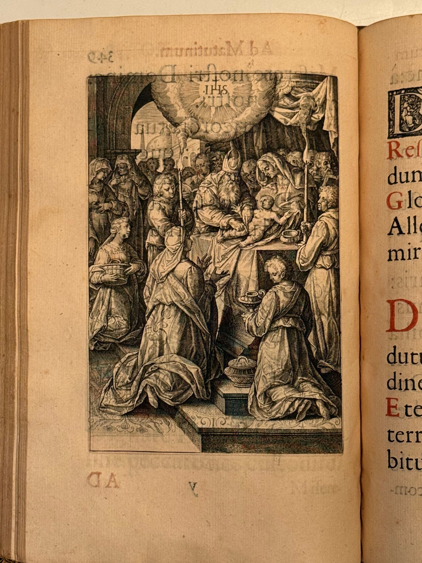 Royal Plantin Book of Hours 1600 First Edition in an English Binding