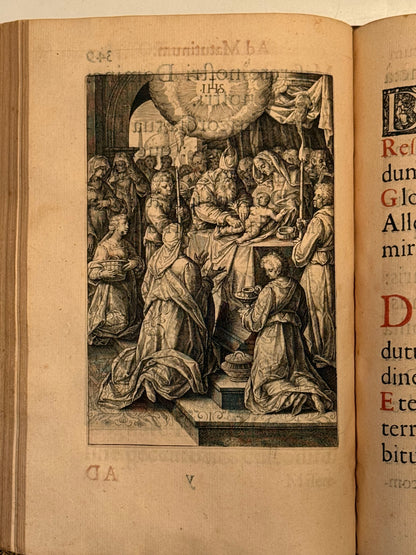 Royal Plantin Book of Hours 1600 First Edition in an English Binding