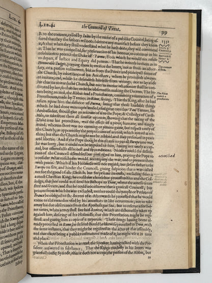 The Historie of the Councel of Trent 1620
