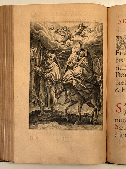 Royal Plantin Book of Hours 1600 First Edition in an English Binding